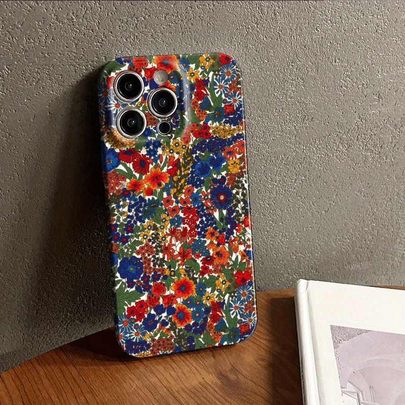 TEMU para Móvil: Adorable de Dibujos Animados con Diseño Retro de Película, Protección Completa con Elevado para Seguridad de , Compatible con iPhone