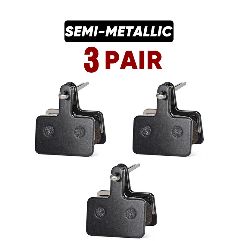 E-shop Semi-Metallic Fahrradbremsbeläge Set (mit Federn) für Modelle MT200, , , M315, M525, M475, M495, M515, M975, M355, M375 und B01S Mountainbike