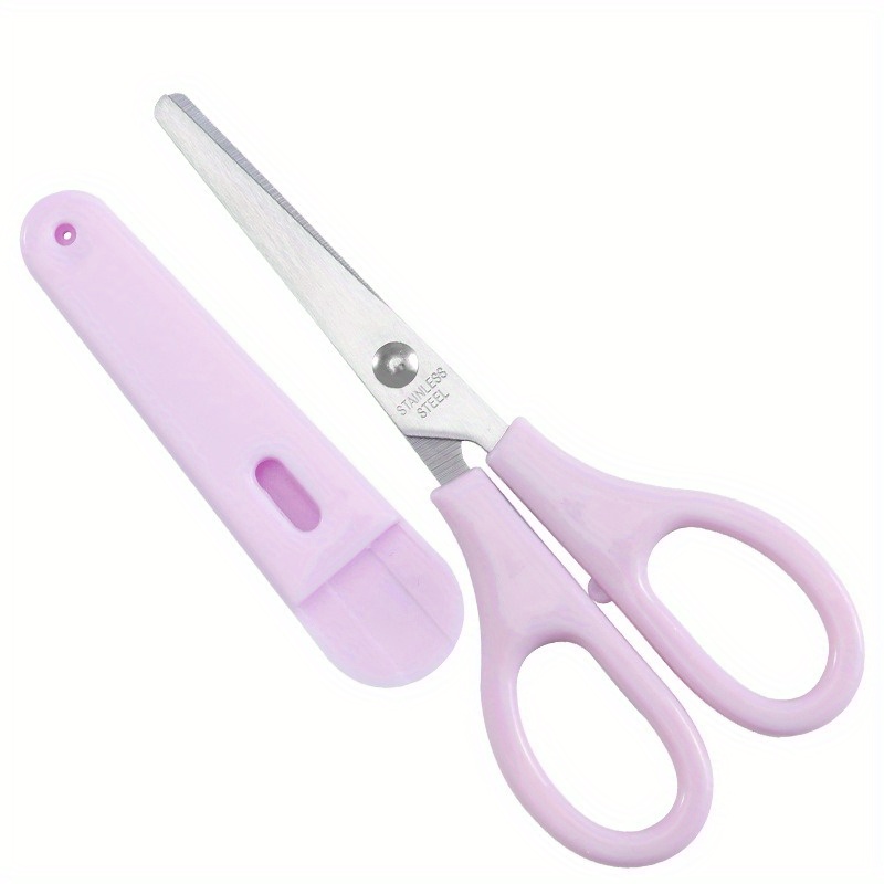 TEMU Tijeras de punta redonda - Corte de precisión de papel, tela y hilo, uso multiusos en el hogar y , tijeras de coser, herramientas de corte para