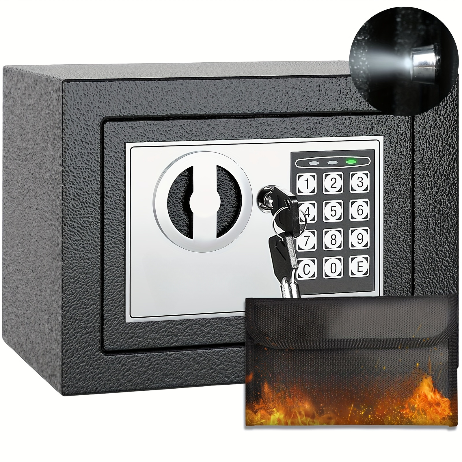money storage locker for home with sensor light locker for with keys pass code lock box with digital keypad storage and details 0