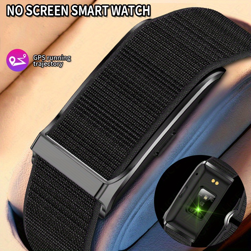     watch no screen design gps tracking 130 sports   multiple strap options bracelet search   sitting reminder multi language support usb rechargeable ideal     sleek watch design durable watchband 0