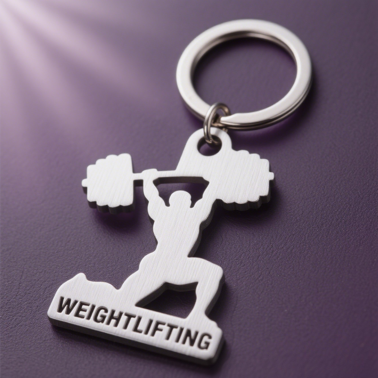 TEMU Customize Personalized Keychains, Weightlifting Model, , Suitable For Backpacks, Keys, Belts, Luggage Decoration, Stylish Design, Durable And