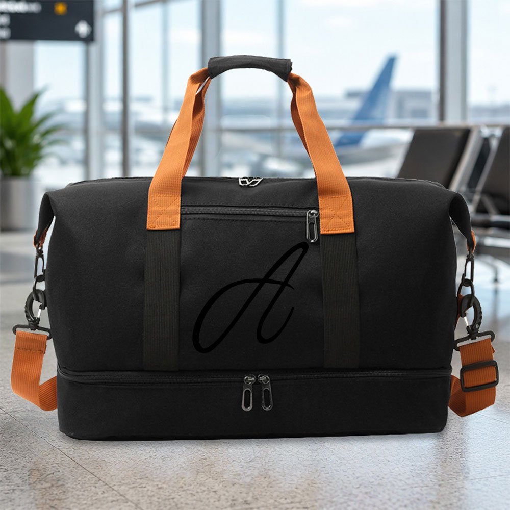 TEMU 1pc Letter 's Tote Bag Handheld Gym Bag Casual Outdoor Hand Carry Luggage Storage Bag Short Distance Travel Bag Large Capacity Easy Portable