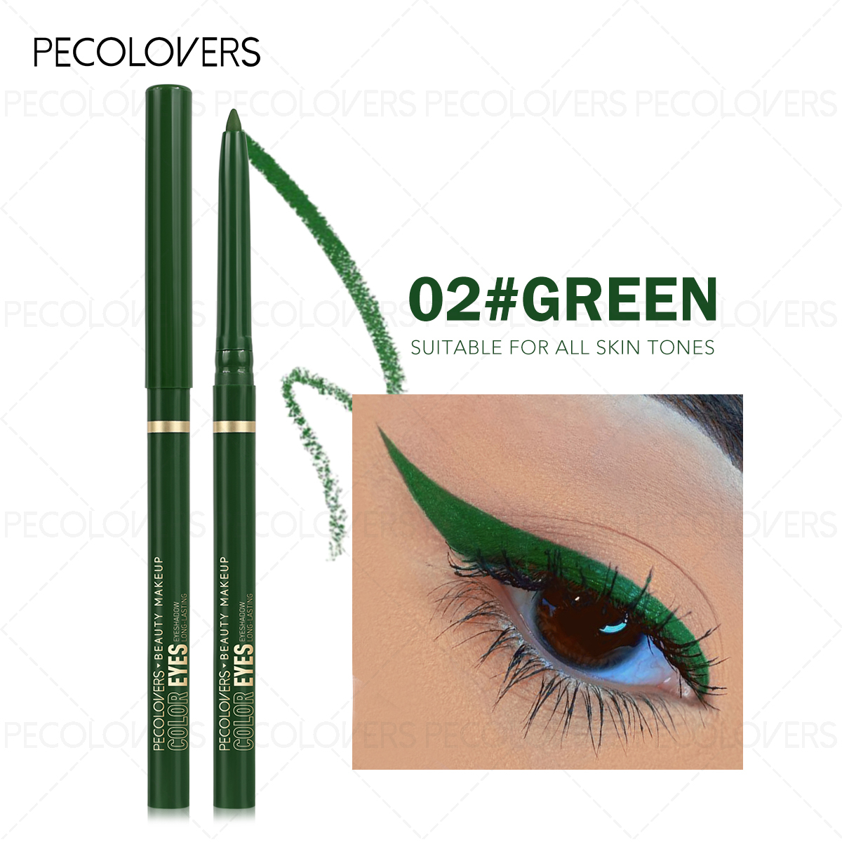 Image of 1 Piece Of Gel Eyeliner Pen, Durable And Water-resistant, , , Perfect For Halloween And Celebrations, A