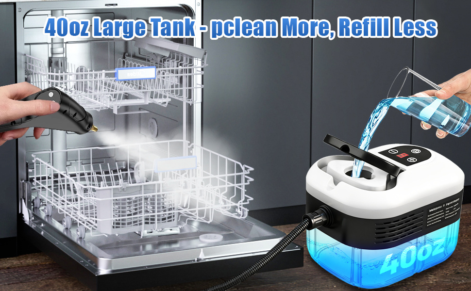 pro 2500w high temp steam cleaner for all cleaning needs 10  steam 105 c pressure 6ft hose 40oz tank perfect mothers day gift Product details 3