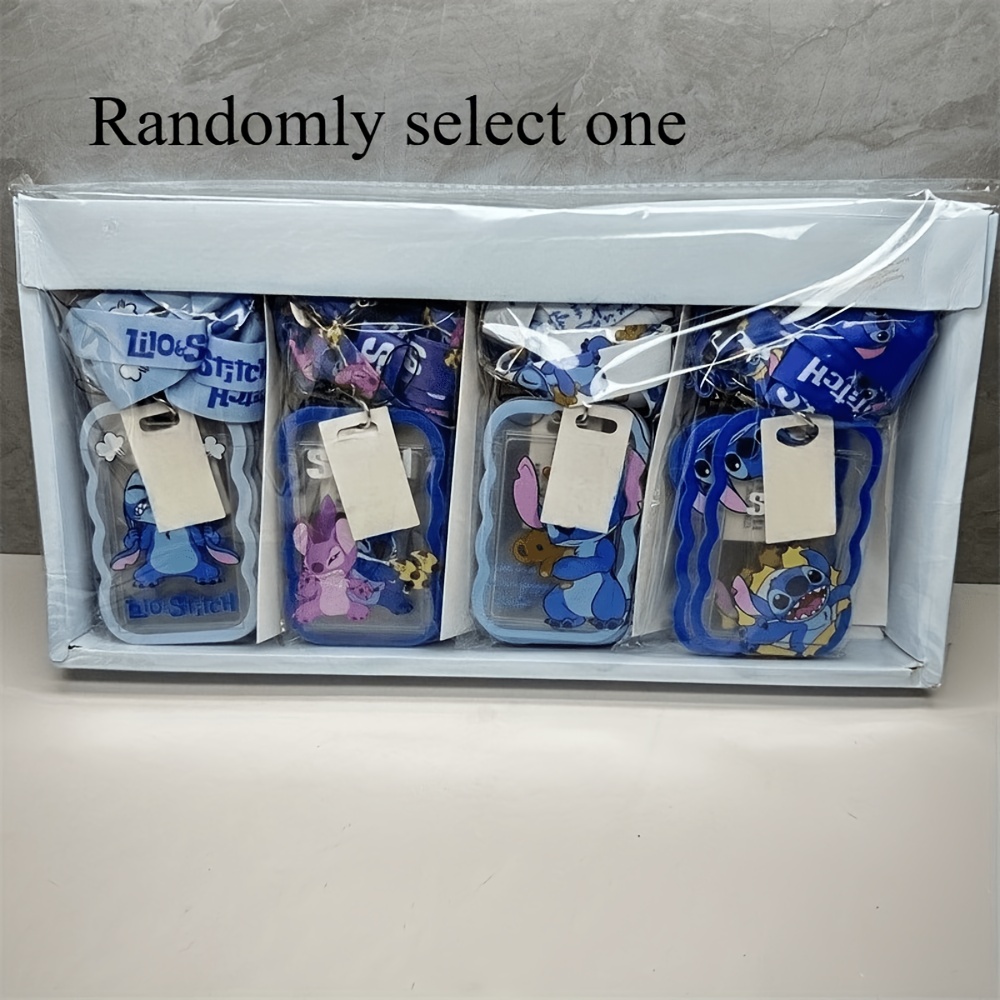 TEMU 2d ( ) Stitch Holder With Lanyard - Cute Stitch Id Holder Suitable For, Office, Bus, Library Access Card, Lanyard Attachment For Daily Use