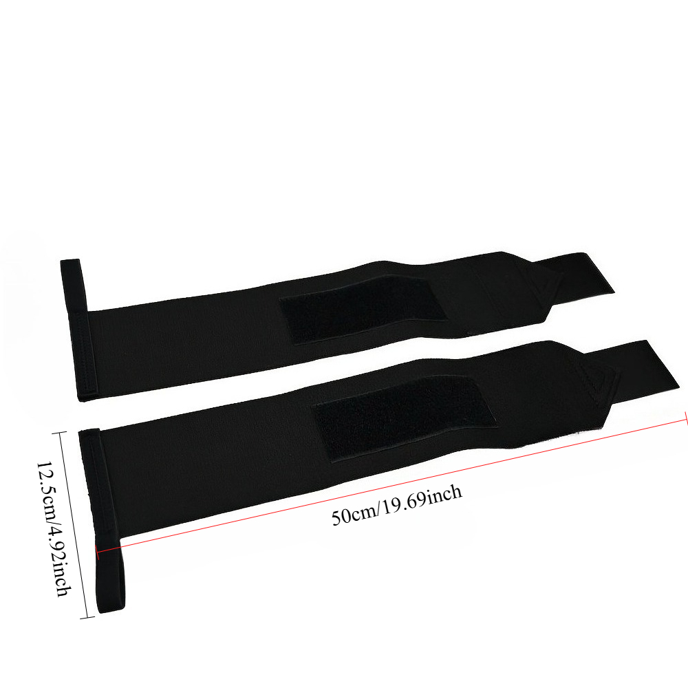 TEMU 2pcs Weightlifting Wrist Straps, Professional Wrist Support Straps, Elastic And Breathable, Adjustable Wrist Straps For Competition, Strength