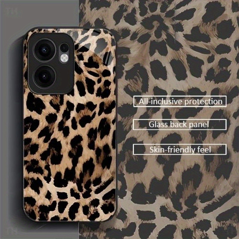TEMU Phone Case: [037- 25062651]compatible With Oppo 3 4(5g) 4z 5 5f 5z 6 6z 7 7z 8 8z 10 10x Zoom 11 11f 12 12f 13 13f Pro 4g 5g Fashion Leopard