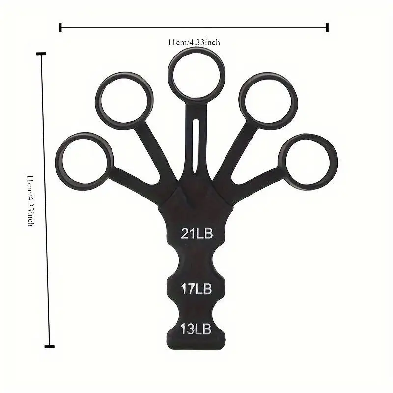 silicone finger exerciser and hand grip strengthener 1 pack adjustable forearm trainer for muscle building flexibility finger strength training for musicians athletes details 5