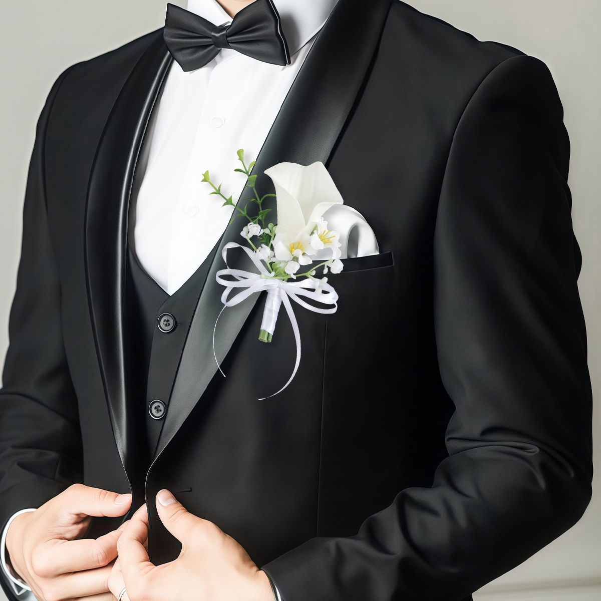 boutonniere for black dress Boutonnière – MARIGOLDS main image 1