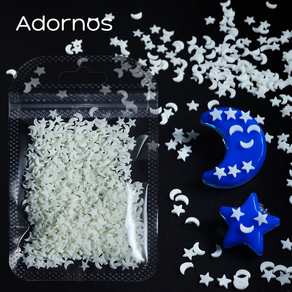 TEMU 10G/Bolsa Estrellas y Luna que en , Adiciones para Scrapbooking, Copos Luminosos de Luna y Estrellas, Relleno de Resina Epoxi, Adornos para