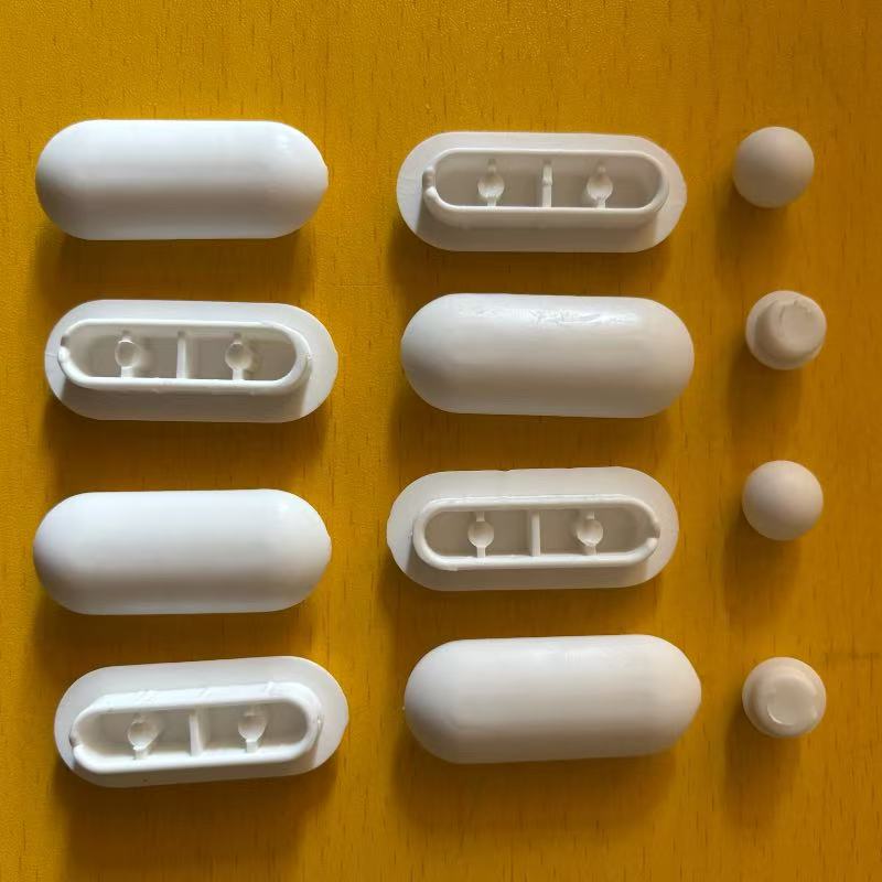 Image of 12pcs Toilet Set, Plastic Toilet Seat , Toilet Seat Stopper, Toilet Pad, Including 8 Ring Buffer Pads And 4 Lid Pads