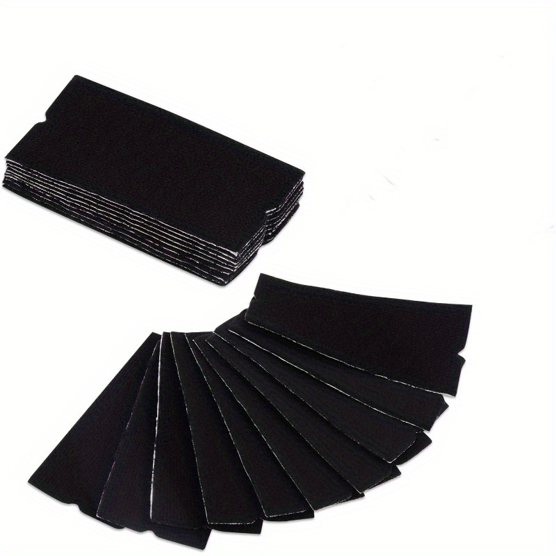 TEMU Raclette en Feuille Autocollante Pré-Découpée Noire pour Vinyle de Voiture - Outil de et Démoulage, Remplacement pour Raclette de 10 cm (50/20