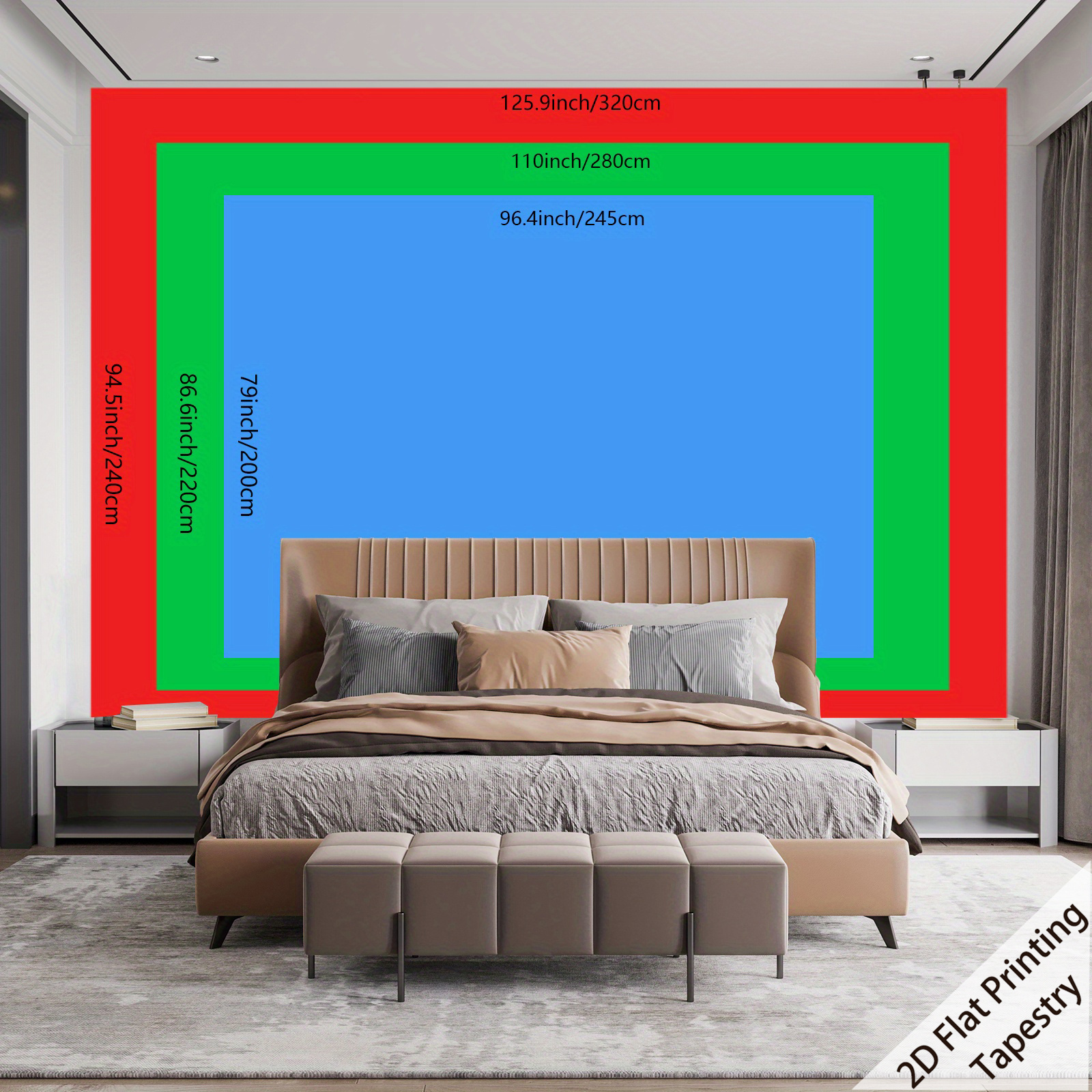 Retro Anime Beach Sunset Tapestry Fluorescent Uv Neon Palm Trees_voghion.com
