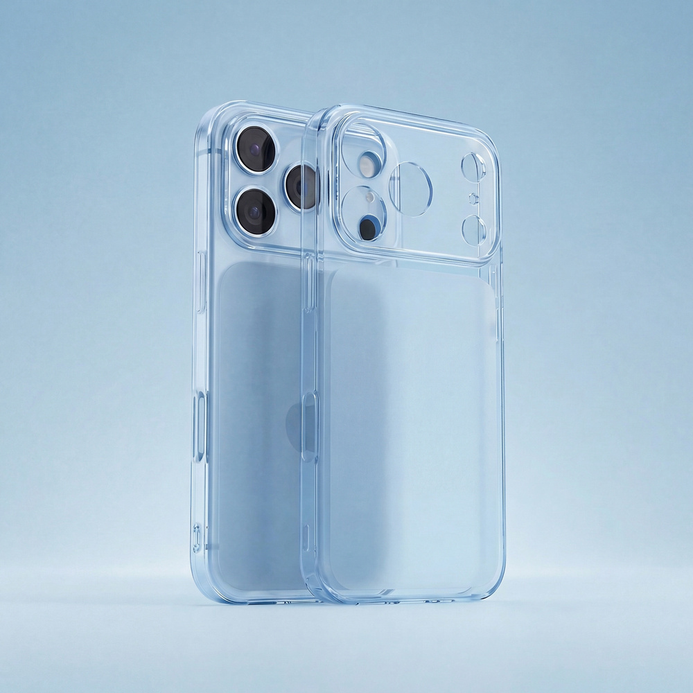 TEMU Étui de téléphone : Coque souple dépolie semi-transparente pour Apple iPhone 17ProMax, , compatible avec