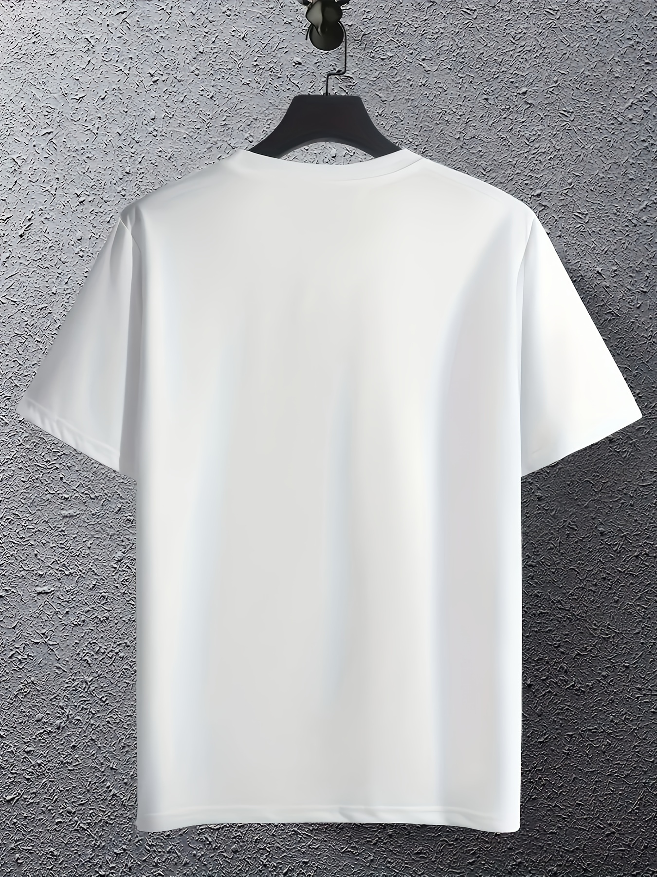 youth boys casual crewneck t shirt geometric print slightly stretchy knit fabric 100 polyester breathable and moisture wicking ideal for running training hiking and outdoor activities 200g   sports t shirt  