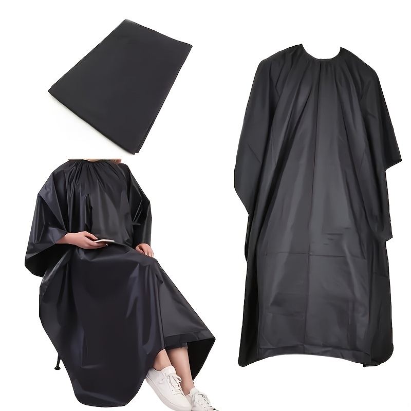 1 3pcs luxury professional hair styling aprons adjustable   design durable easy to clean polyester large size salon shaggy cloak adult length breathable quick dry comfortable for styling easy to clean lightweight Product details 3