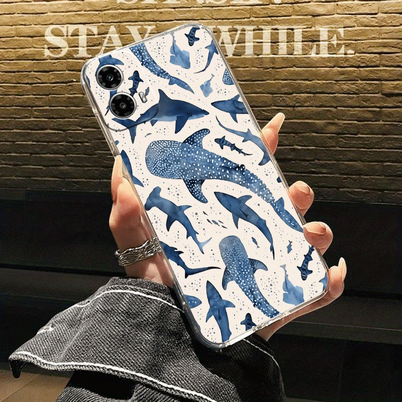 TEMU Phone Case - A Stylish Transparent Phone Case Suitable For Motorola G10 G13 G14 G20 G22 G23 G30 G32 G42 G50 G52 G53 G54 G60 G62 G71s G72 G73 G82