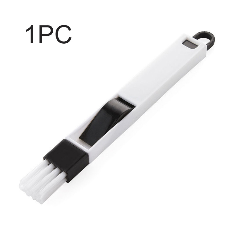 TEMU Cepillo de limpieza para huecos de ventana, 1 pieza, recogedor y cabezal de limpieza para ranuras. de plástico duradero, barre el polvo y las