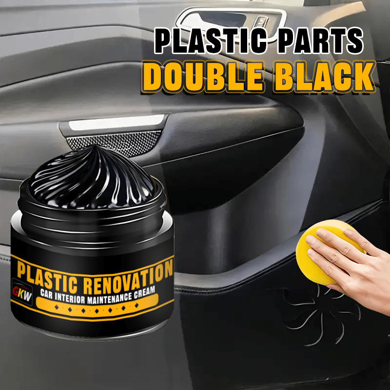 

Car Plastic & Rubber Restorer - Cream For Exterior & Interior Repair, Fade & Oxidation Resistance - Ideal For Bumpers, Mirrors & Decor