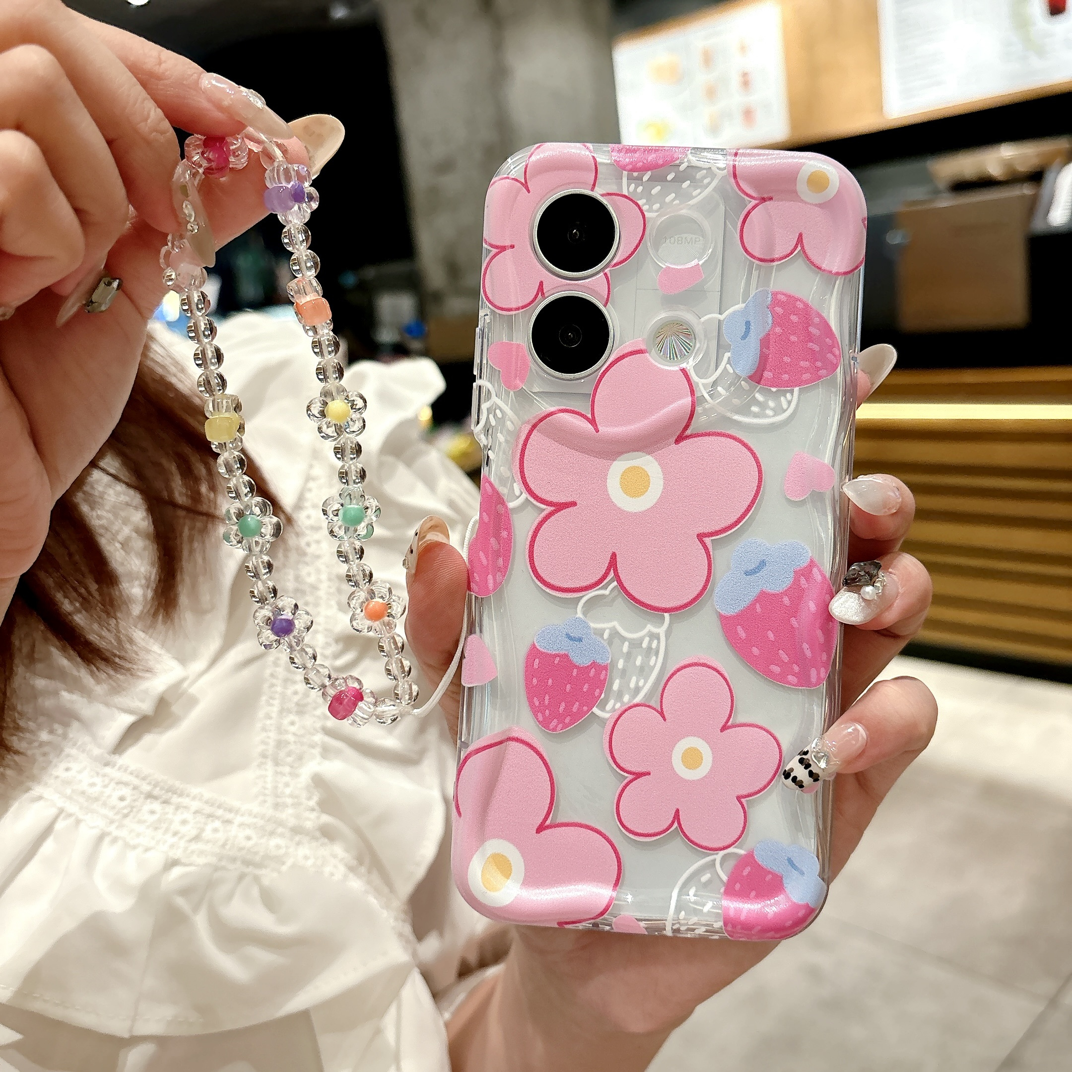 Phone Cover Flower Fashionable Flower Simple Cute Phone Case