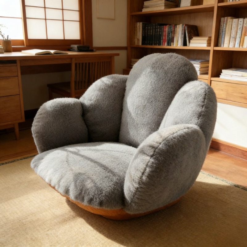 1pc Multifunctional Lazy Tatami Sofa with Adjustable Angles for a Comfortable Leaning Experience, Thick Padding for Softness And Support, Alleviating Discomfort from Prolonged Sitting on The Floor, Suitable for Living Rooms And Bedrooms