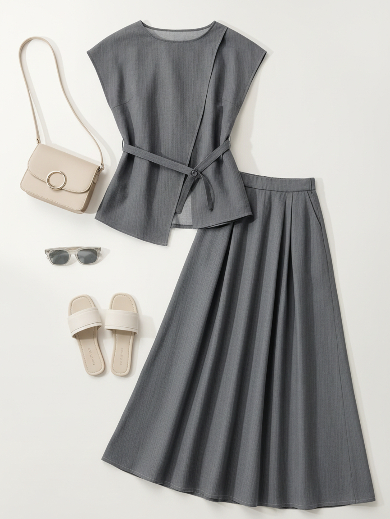 slim fit dress slacks Silver And Gray Long V-neck Sparkly Beading Prom Dresses Women Dresses main image 1