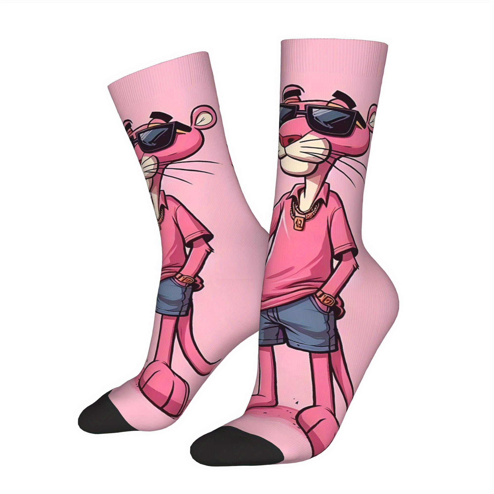 

Cartoon 3d Print Men Unisex Cycling Outdoor Hip Hop Running Hiking Warm Mid-calf Sock