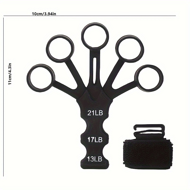 TEMU [stretch Bands] Silicone And Stretch Bands | Finger-strengthening With Wrist Support - Hand Muscle Workouts And Grip Training, Wrist Exercise,