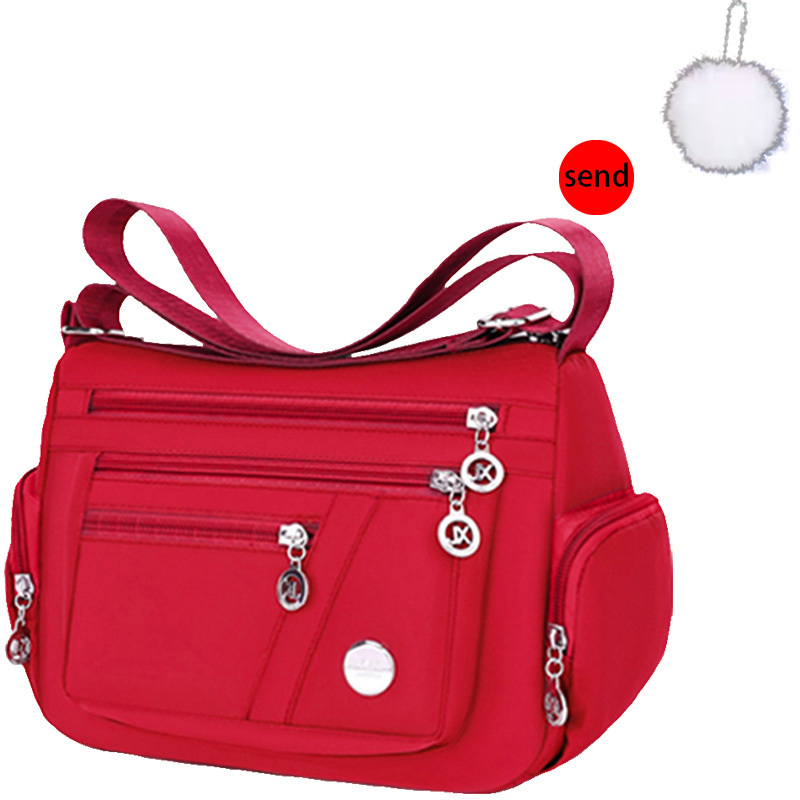 TEMU Sac à bandoulière pour femme - [1 sac + 1 pendentif] Sac à bandoulière tendance printemps et été avec fermeture à glissière, adapté pour , et l'