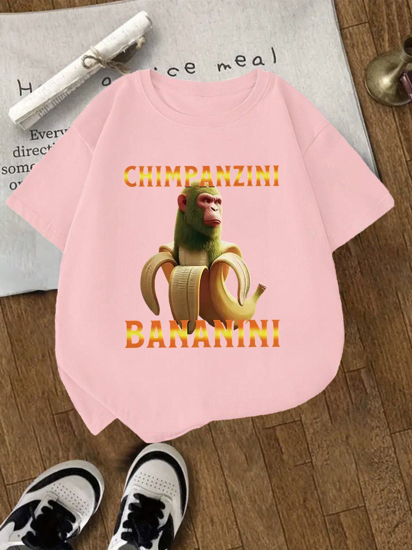 italiaanse brainrot jongens en meisjes abstract print crew - Temu Belgium, image size:800x1067