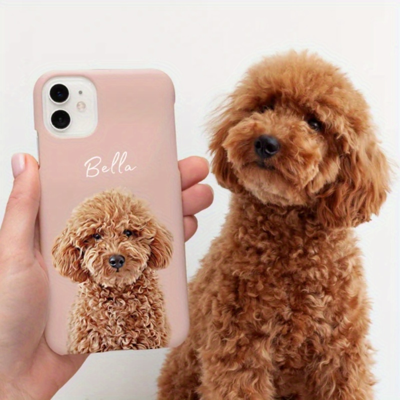 TEMU Customized Case, Photo   Name To Customize Dog Phone Case, Custom Cat Phone Case, Personalized Phone Case, Memorial Gift