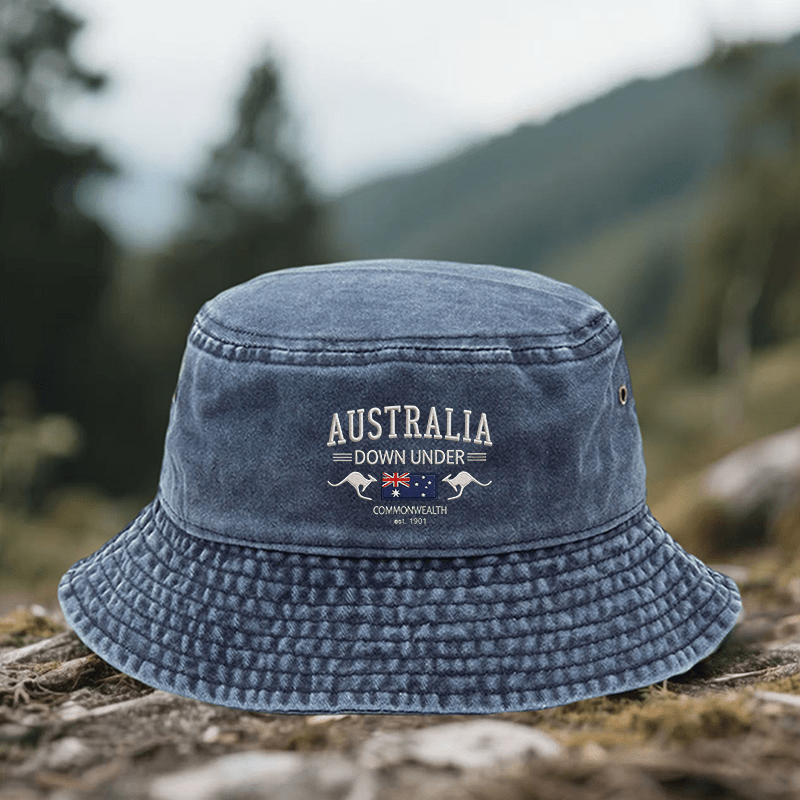 TEMU 1pc Embroidered Hat, "australian" Embroidery, Adjustable, Multiple Color Options, Outdoor Activities, Daily , Shopping, And Dates, Versatile