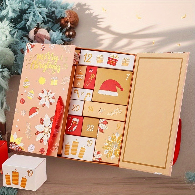 24 Weihnachts-Adventskalender-Tüten Aus Jute – Wiederverwendbar, Mit Kordelzug & Zahlenanhänger, 10 X 15 Cm