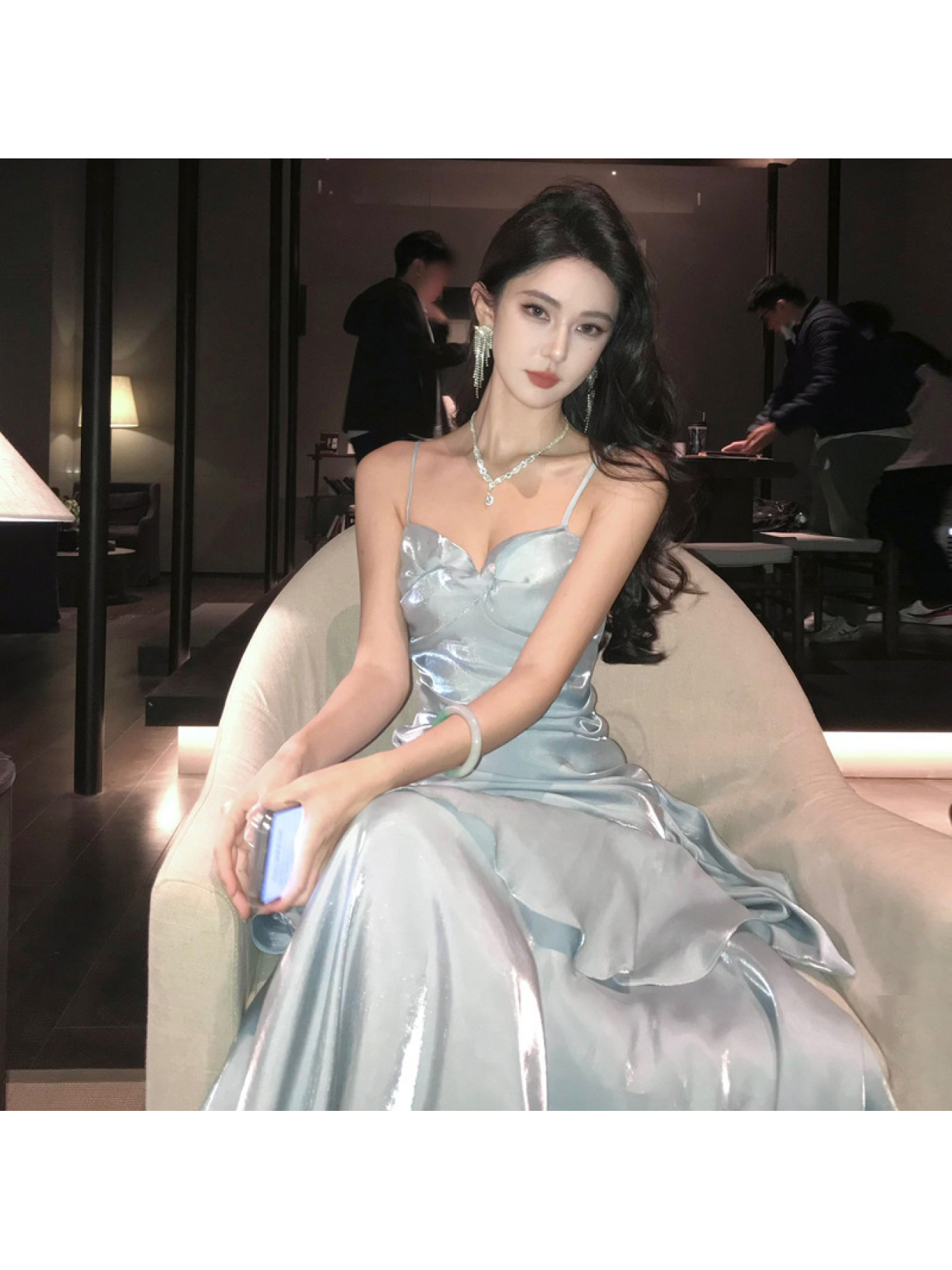 high end graduation dresses Gorgeous Long Black Graduation Dresses Fabulous Drom Dresses With Detachable Train main image 1