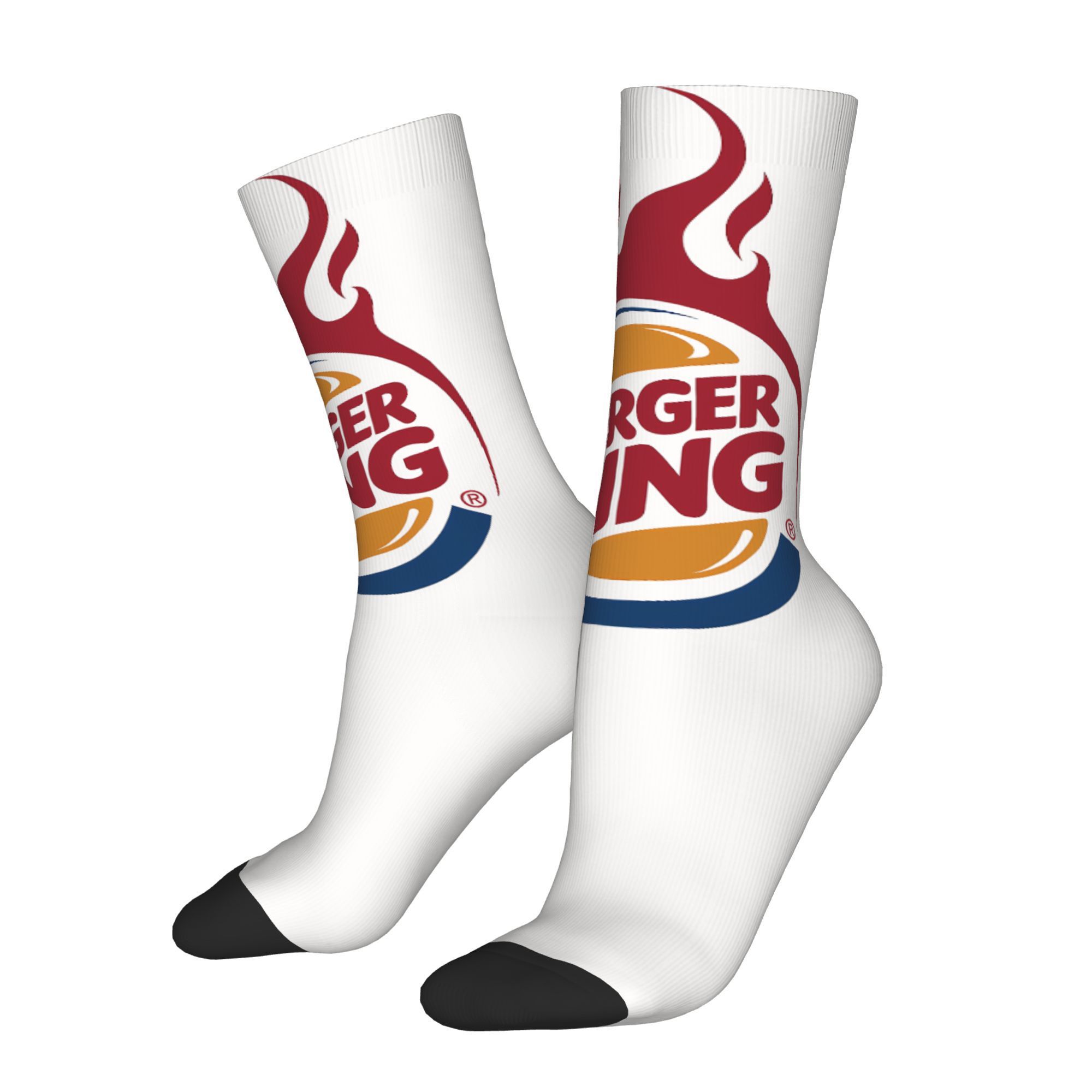 

1 Pair Men's Novelty Socks - Print, Knit Fabric, Polyester 95%, Elastane 5%, Hand Wash/