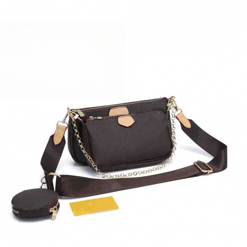 Image of 2026 European And Bag 3pcs Set Chain Mahjong Bag Popular Women' 9913