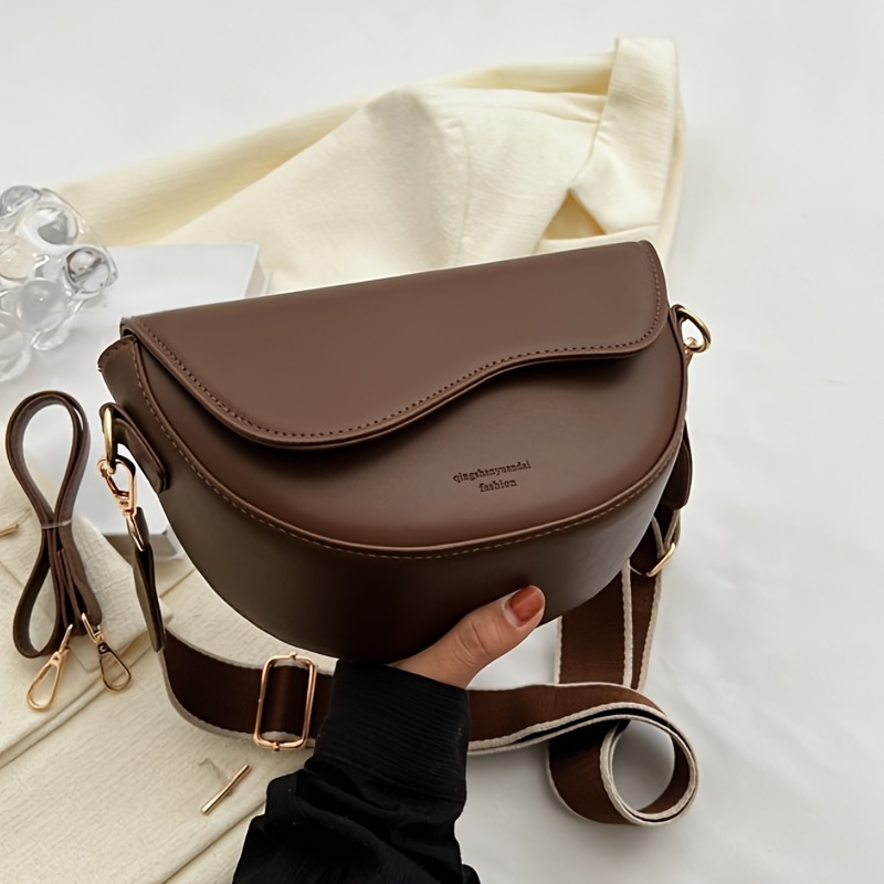 E-shop Vintage Damen-Schultertasche – Leichte strapazierfähige minimalistische Umhängetasche mit verstellbarem Gurt für den täglichen Gebrauch | Tasche