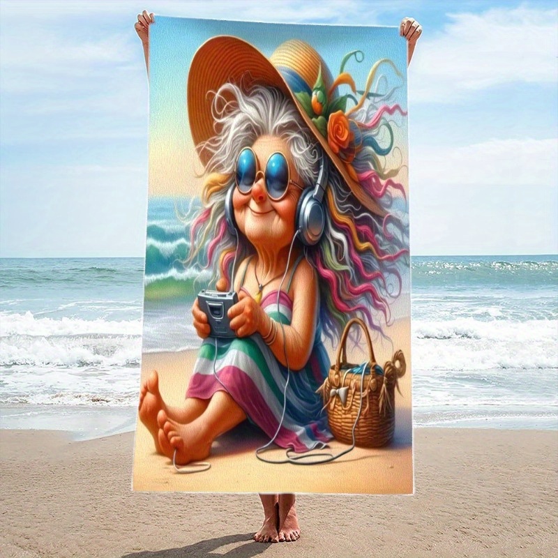 TEMU 1pc 27.5*55 Inch Valentine's Varietydiversify With Beach Towels That Offer Heart Jo