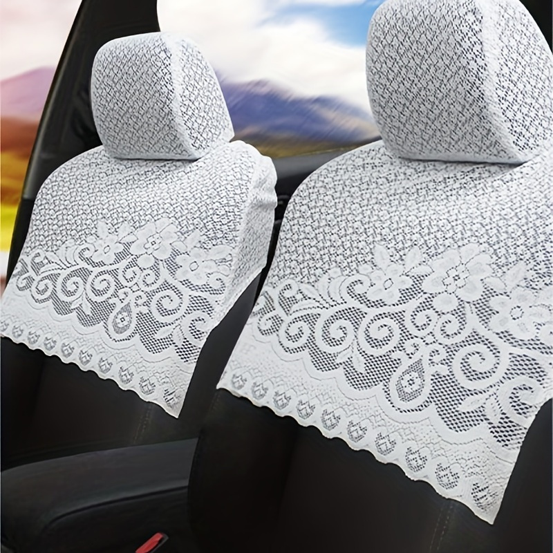 TEMU Car Embroidery Seat Cover Set For Corolla Cover 7pcs Car Interior Seat Accessories Fit For