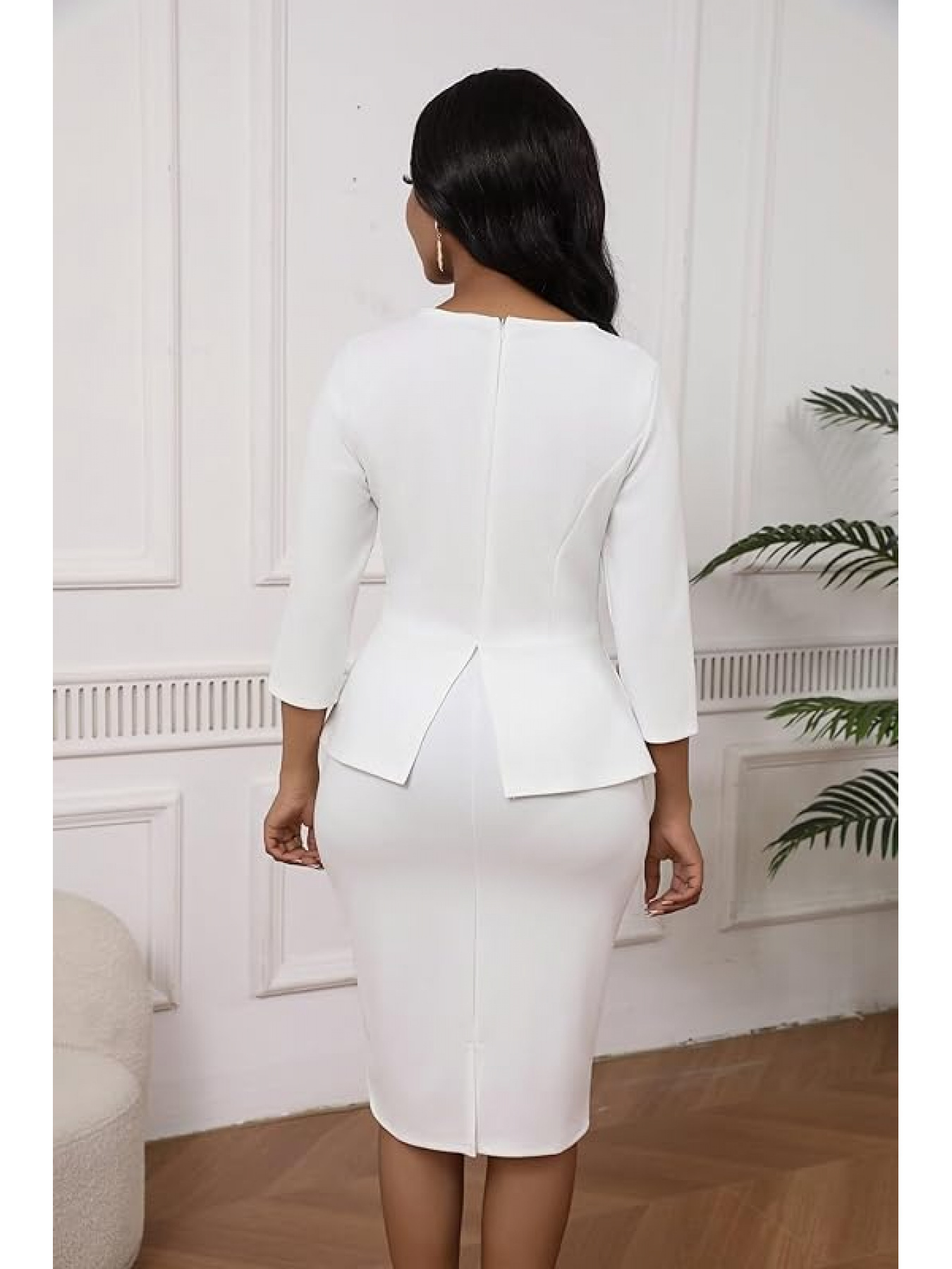 green emerald velvet dress Emma Pencil Skirt in Ivory – Isalis