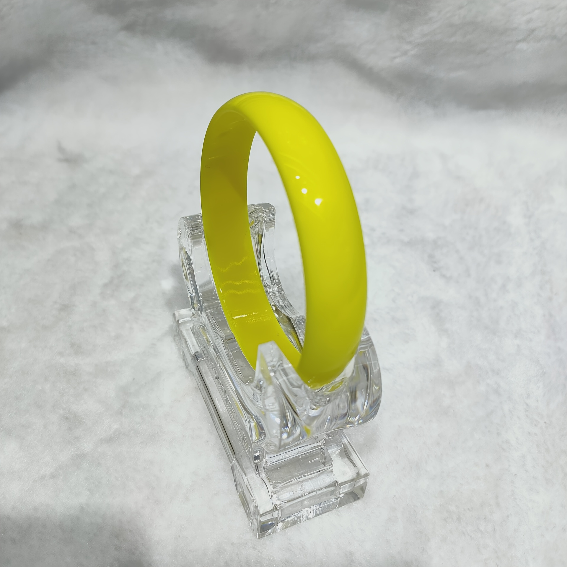 5pcs Vibrant Multicolor Resin Bracelets Set, Casual Gifting