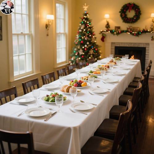 holiday banquet 1pc extra long tablecloth wedding decorations summer decoration garden decor for outside outdoor decor high end luxury with a thick draping fabric 4 invisible heavy duty tabs for a