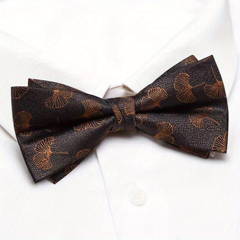 a mens vintage bow tie in dark brown featuring a - Temu South Africa
