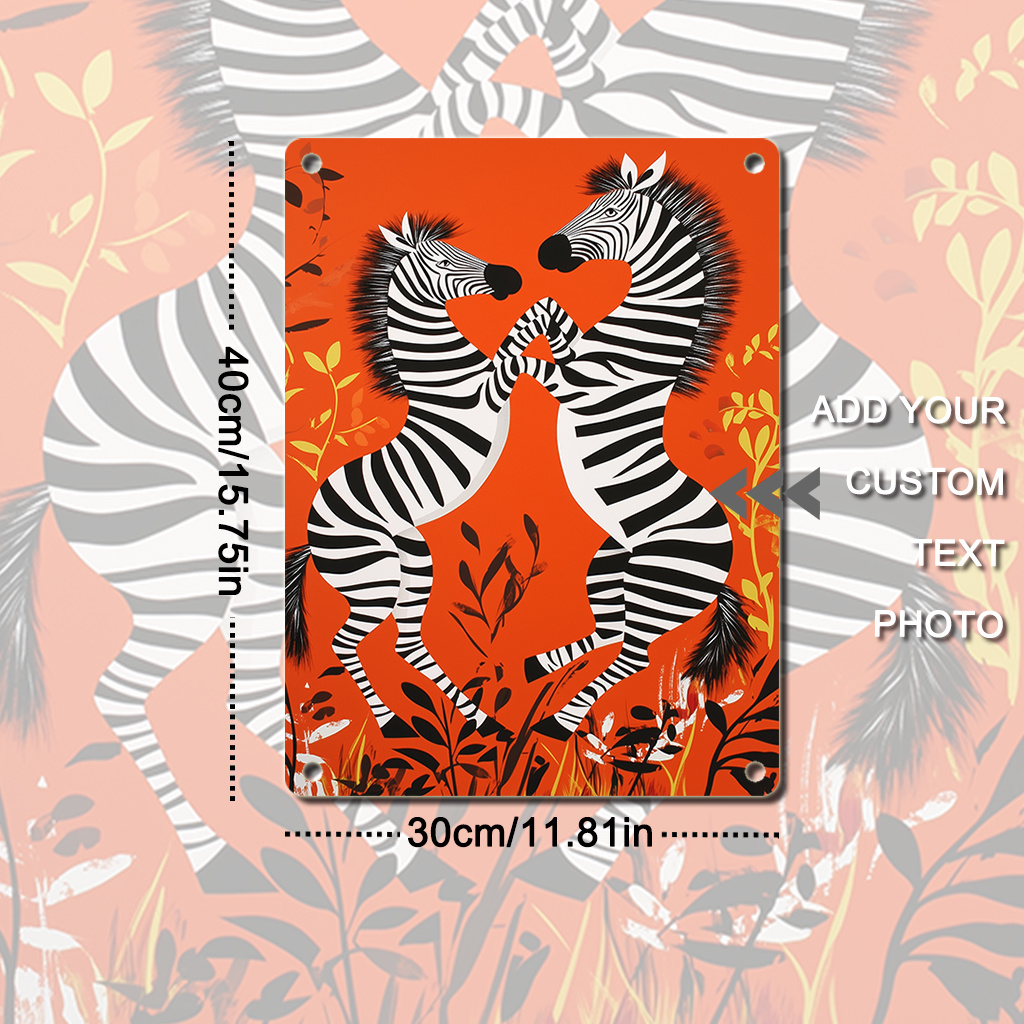 TEMU Customizable Tin Sign For Family â Design Metal Signs Featuring Your Picture For Decor