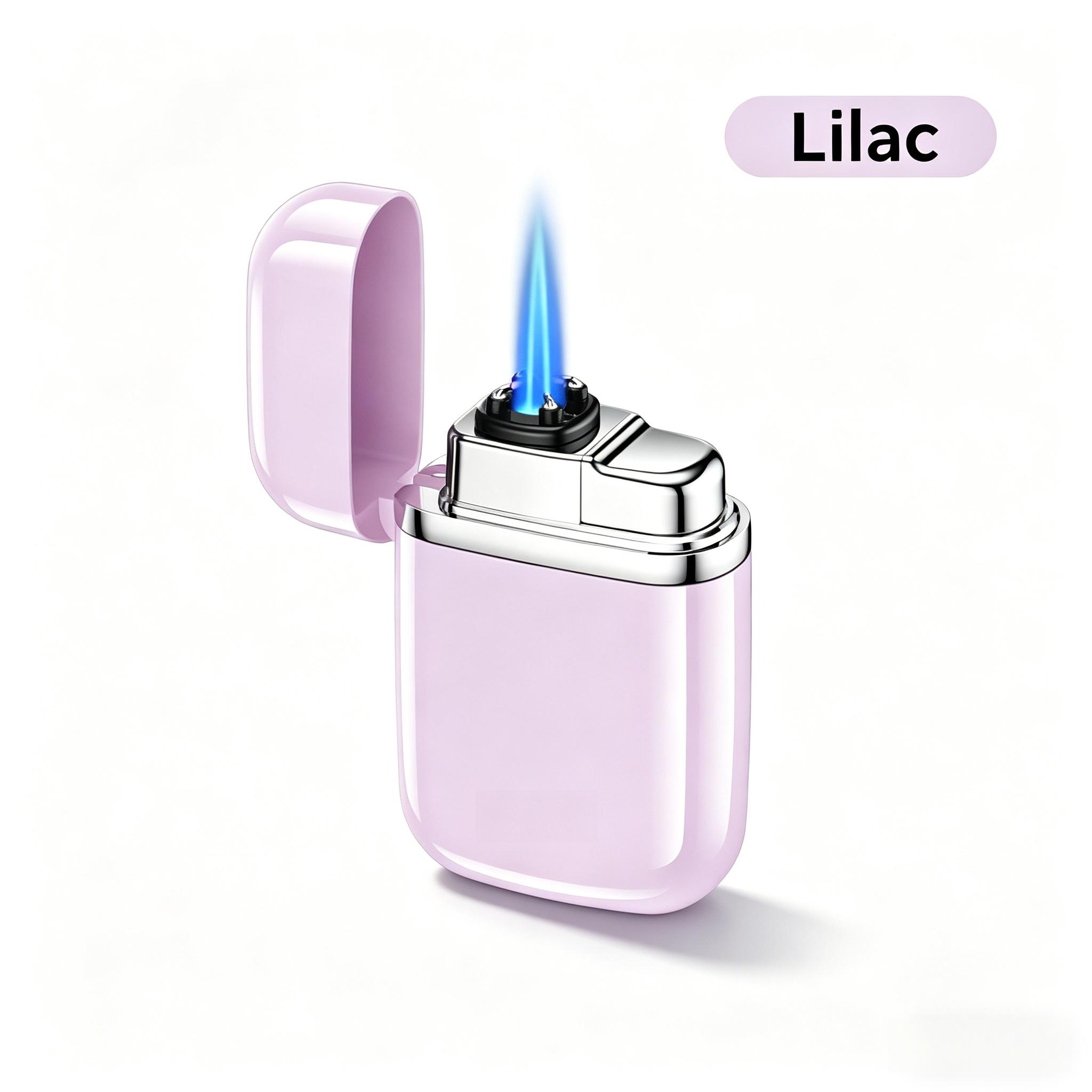 TEMU (fuel Not Included) High-appearance Voice-controlled Dual-use Lighter, -end Windproof Lighter, Holiday Gift, Luxury Gift Box Edition