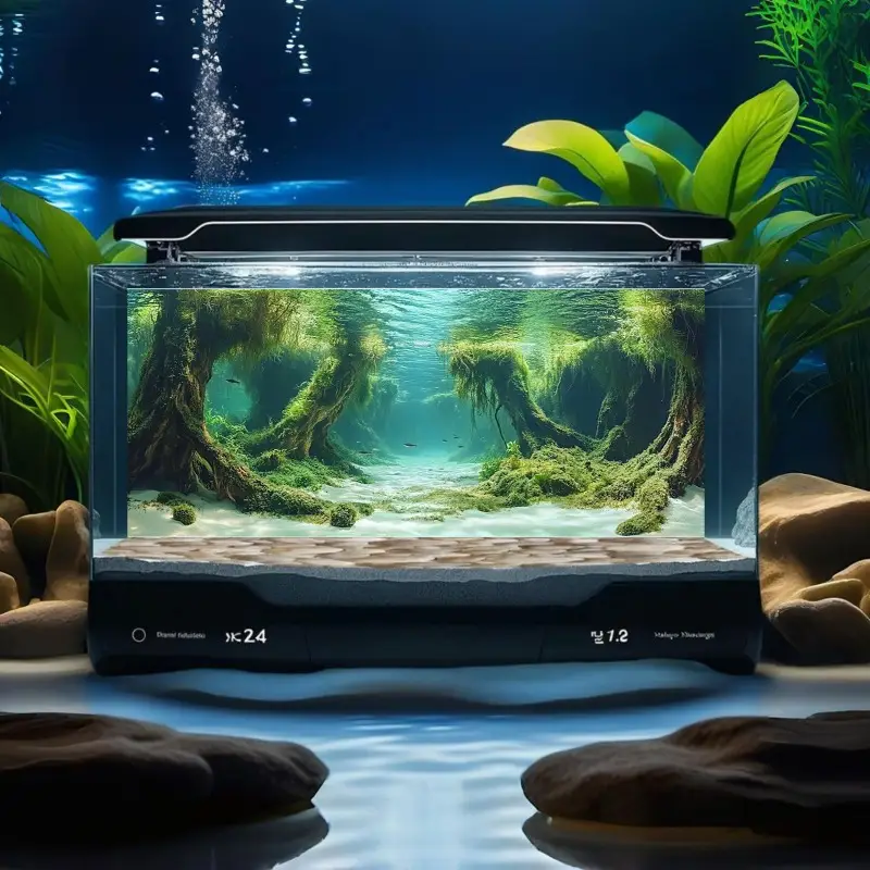 custom 3d aquarium background wallpaper self- 3d fish tank decor