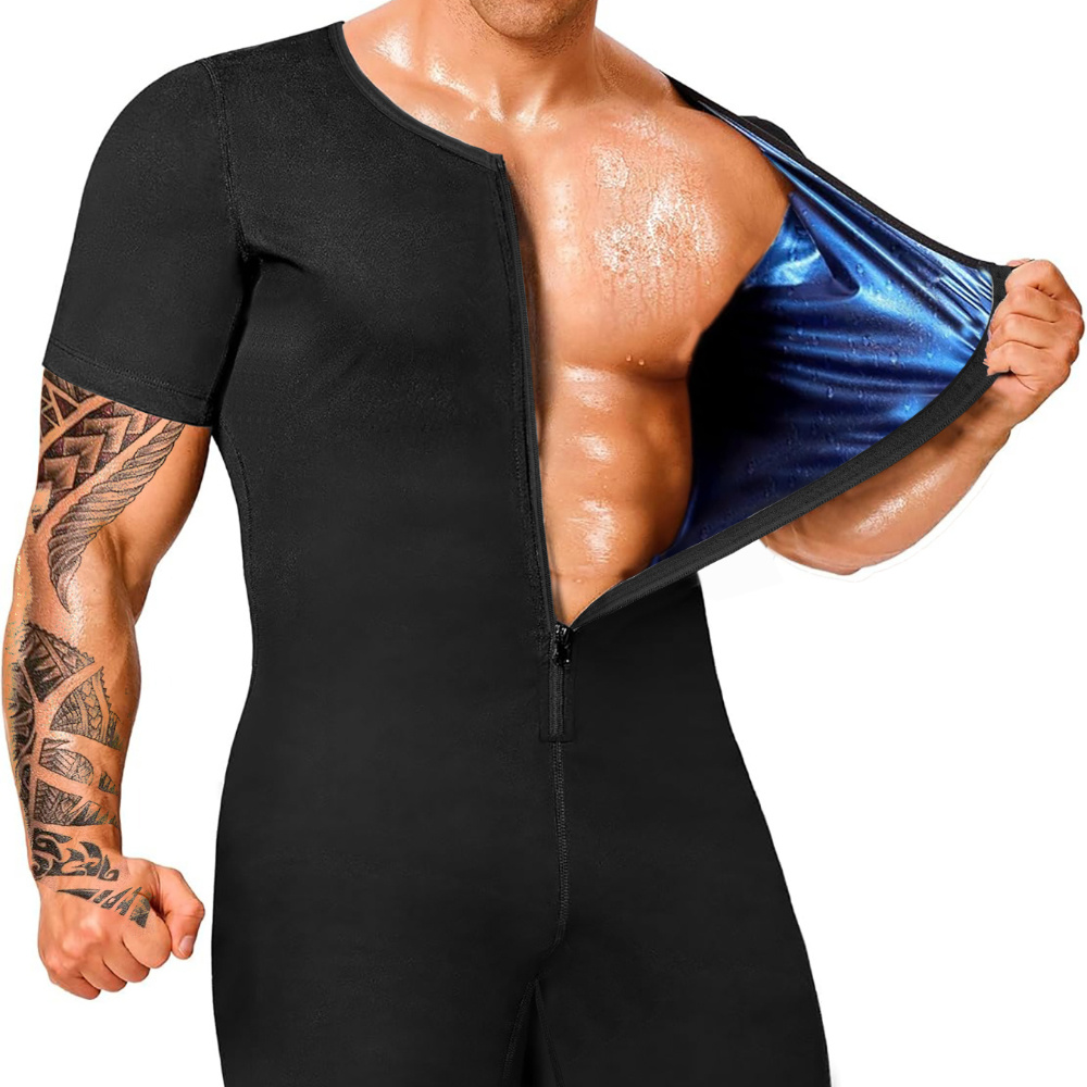 TEMU Sauna Suit For Men Full Body Waist Trainer Sauna Shirt For Working Out-father's Day, Thanksgiving, Christmas, Valentine's Day Gift For Dad, Boyfriend, Husband