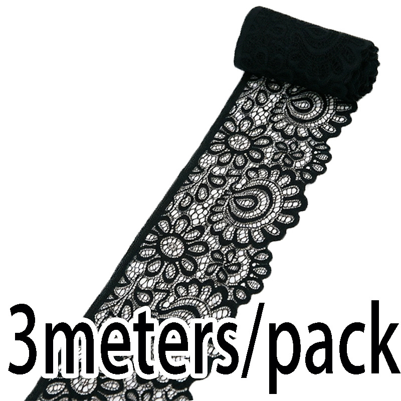Image of 9cm Width Elastic Lace Additions, Clothing Desktop Lace Curtains Decoration, Home Decoration, Hair Additions Additions, Skirt Edge Decoration