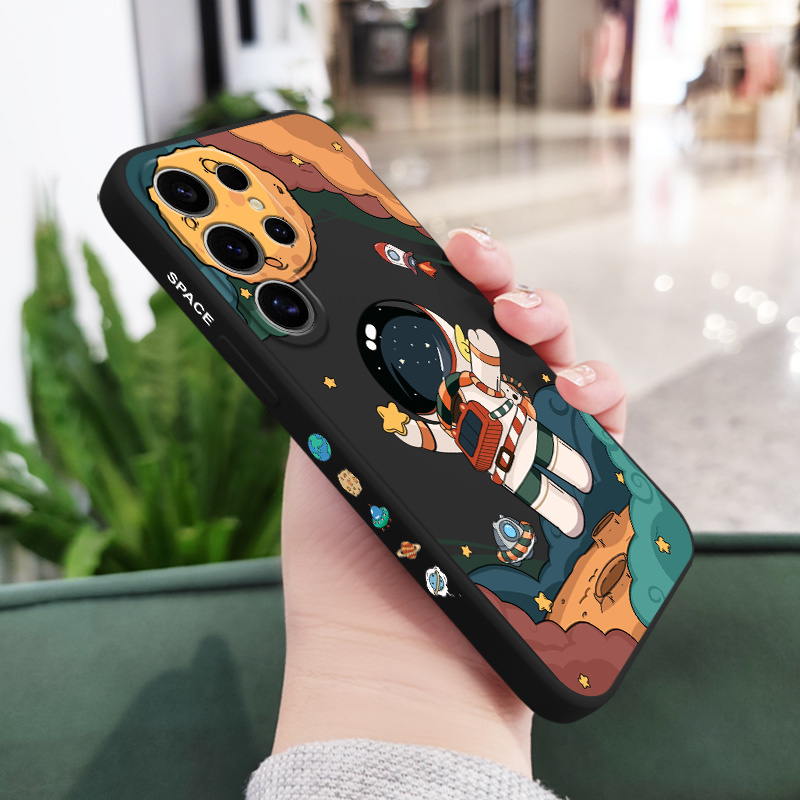 TEMU Custodia per telefono: Custodia per telefono Hello Astronaut per for Samsung for Galaxy S26 con design